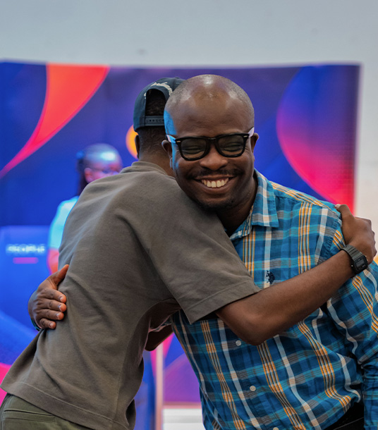 A warm welcome moment at Great Light Church London